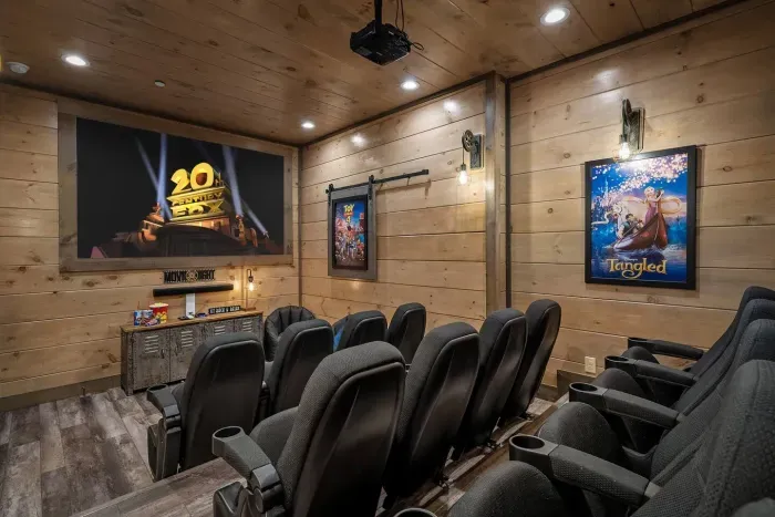 Movie night - Smoky Mountain Style.