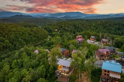 Location Location Location. Close to all  the fun in Pigeon Forge while being tucked away in the Smoky Mountains.