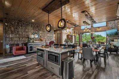As you step through the front door, you’re welcomed by a beautiful open-concept layout that connects the heart of the home.