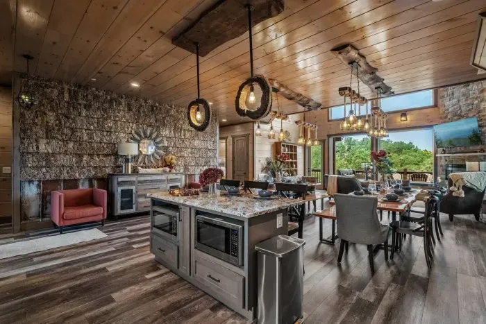 As you step through the front door, you’re welcomed by a beautiful open-concept layout that connects the heart of the home.