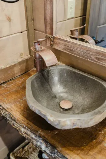 Unique stone sink
