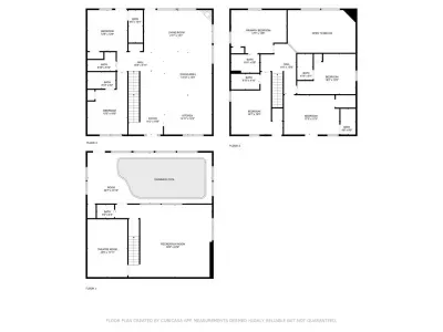 Here’s a look at the layout of the cabin — every level designed for comfort, space, and unforgettable Smoky Mountain stays. From bedrooms to balconies, pool room to theater, it’s all mapped out for you.