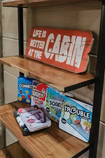 Cozy nights, laughter, and a little friendly competition—this space was made for family fun and games.