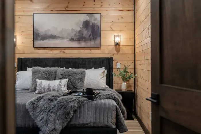 Rest easy in this thoughtfully designed primary bedroom