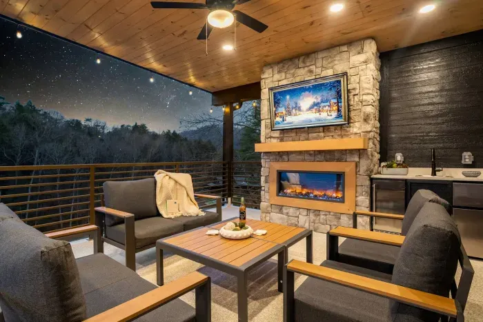 Evenings are best spent on the rooftop deck