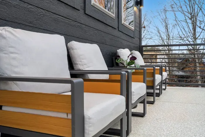 A calm spot to sit back and enjoy the fresh mountain air