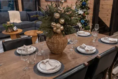 An inviting dining space made for together time