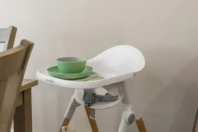 A high chair for the littlest guests, plus kid-size bowls and plates in the kitchen, so family meals are a little easier.