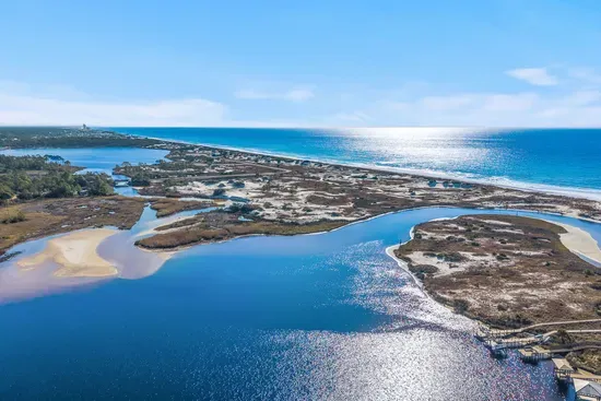Aerial views show just how close you are to the beach, dining, and everything that makes Grayton special.