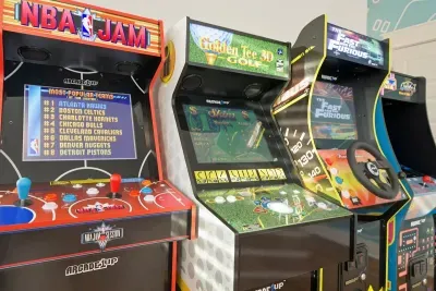 Arcade games for added fun during downtime at home