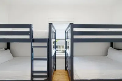 Bunk room with twin-over-twin beds, perfect for kids