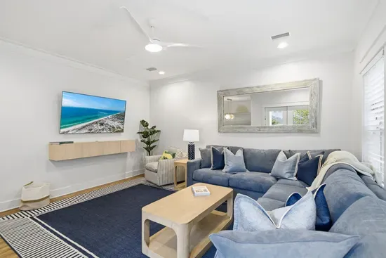 Relaxed living area with TV—perfect for movie nights and downtime