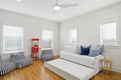 Bonus room with seating—great for games, lounging, or movie time