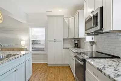 Fully equipped kitchen with generous prep space