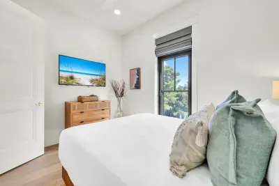 Every bedroom has its own TV and real drawer space, so a full week here does not mean living out of a suitcase.