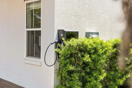 A rare and convenient amenity — an EV charger right on the property for guests exploring 30A in an electric vehicle.
