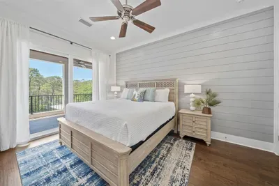 Bright, coastal, and quietly tucked away — the second king suite is a peaceful escape for the whole trip.