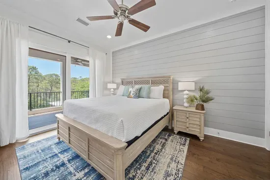 Bright, coastal, and quietly tucked away — the second king suite is a peaceful escape for the whole trip.