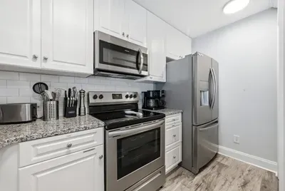 Kitchen stove and coffee maker
