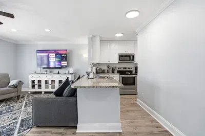 Kitchen and Living room