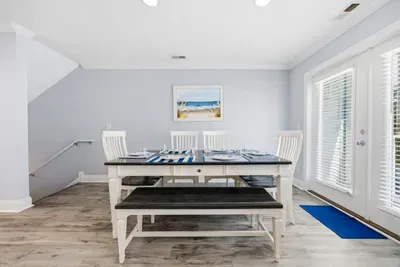 Dining room table with bench seat
