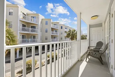 2nd floor balcony looking east