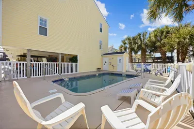 Community pool - 4.5 Ft. maximum depth - looing southeast