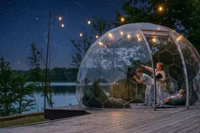 Golf Sim, Sauna, Lakefront Hot Tub & Stargazing - image 2 of 97