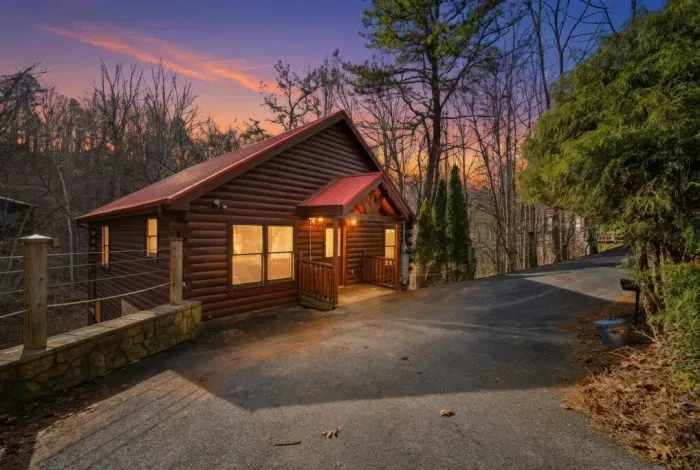 Convenient private driveway with space for up to three vehicles.