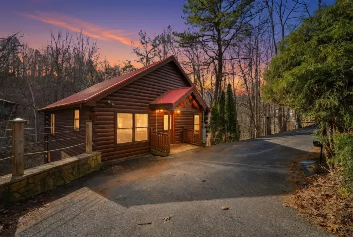 Convenient private driveway with space for up to three vehicles.