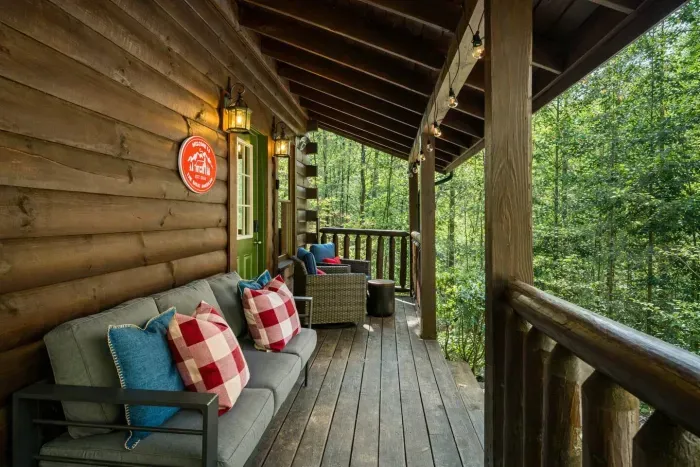 Start your day relaxing with coffee on the front deck.