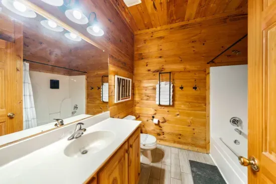 private hot tub cabin