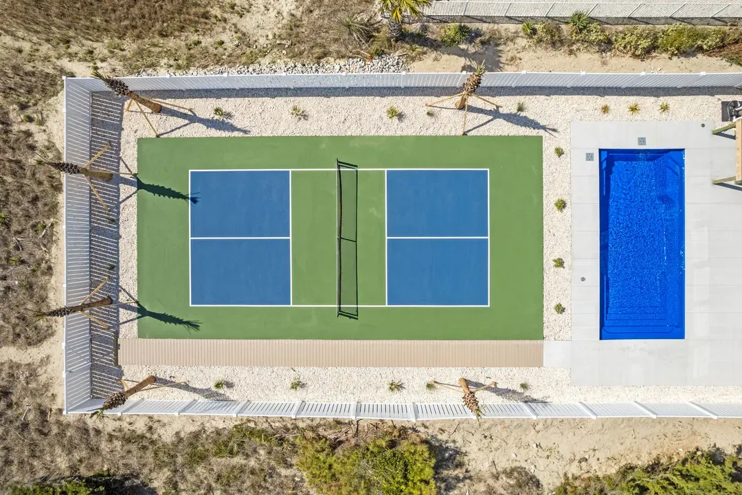 Pickle Ball Court Top View