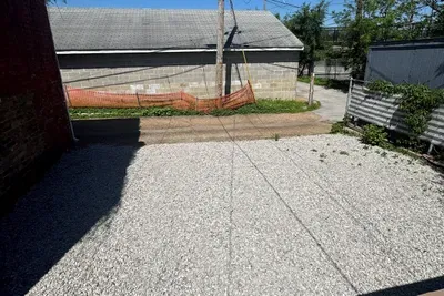 Backyard parking patio