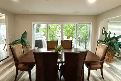 Formal dining area off living room