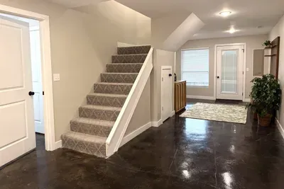 Walkway to downstairs