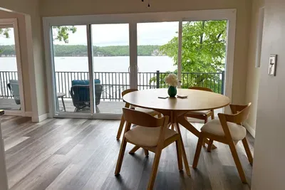 Views from kitchen dining area