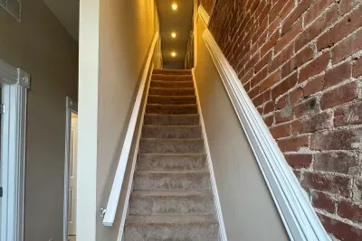Stairs to primary suite