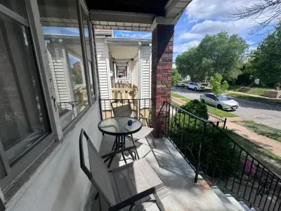 Front porch, perfect for enjoying the neighborhood