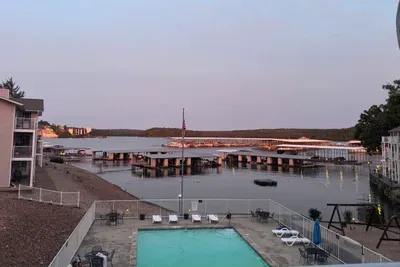 Community pool, beach area, kid play area