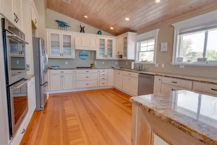 Chefs Kitchen with double oven and plenty of prep room