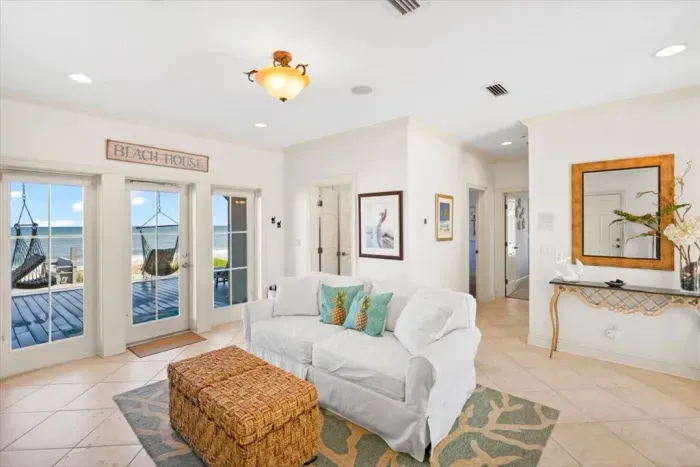 First level sitting area/sleeper sofa