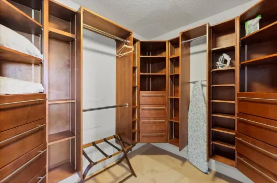 upstairs master closet