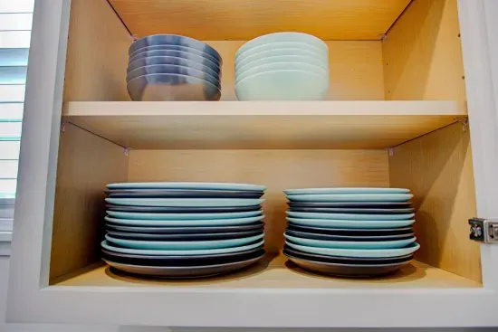 Plenty of kitchen supplies
