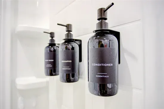 Shampoo, Conditioner and Body Wash