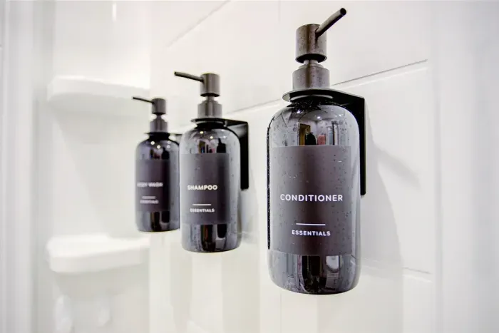 Shampoo, Conditioner and Body Wash