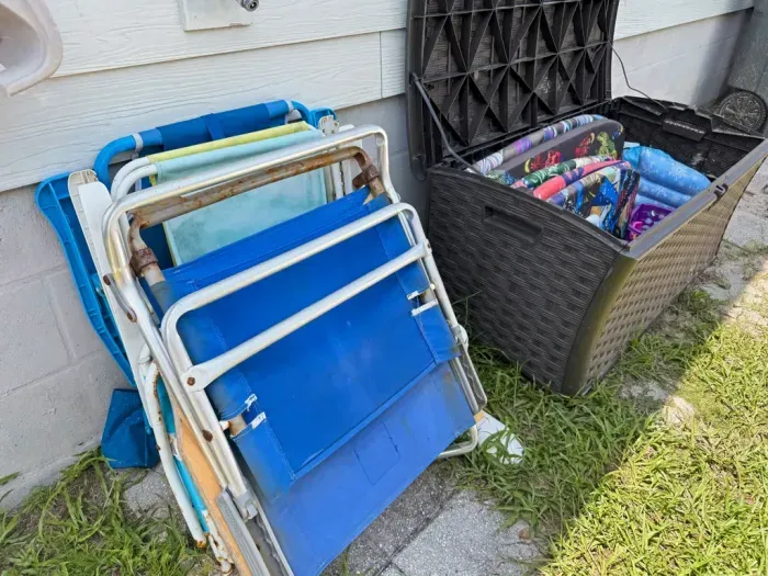 Beach Chairs, Boogie Boards and Sand Toys