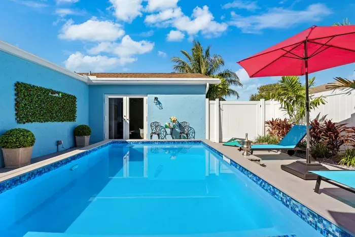 Start the day with an early morning swim.