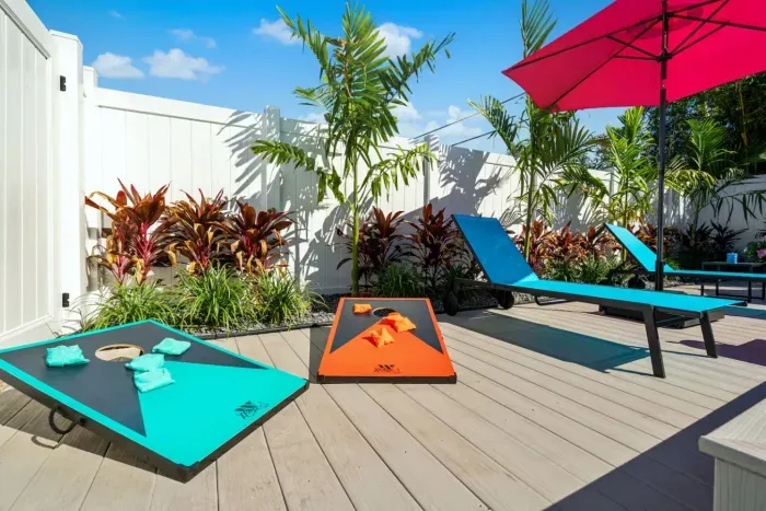No American backyard is complete without the classic game of cornhole.