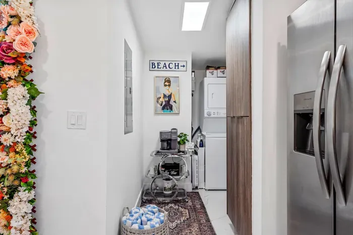 Start the day with a cup of fresh coffee from the coffee bar.